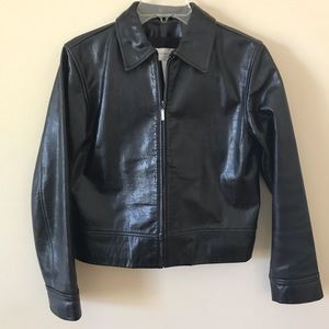Liz Claiborne Motorcycle Leather Jacket